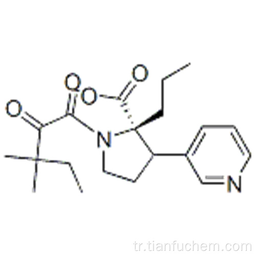 (S) -3- (Piridin-3-il) propil-1- (3,3-dimetil-2-okzo-pentanoil) pirolidin-2-karboksilat